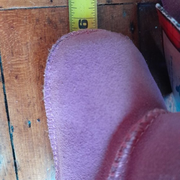 Sheep Shearing Booties Infant Large Pink - Picture 9 of 10